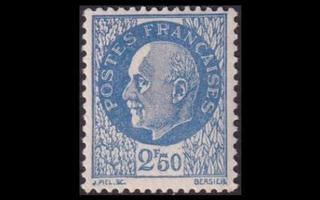 Ranska 527 ** Käyttösarja Pétain 2.50 Fr (1941)