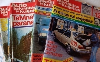 auto kuljetus tekniikka 1980 vsk