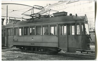 Helsinki Raitiovaunu Töölön halleilla 1960-luku