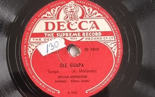 Savikiekko 1948 - Decca orkesteri - Decca SD 5049