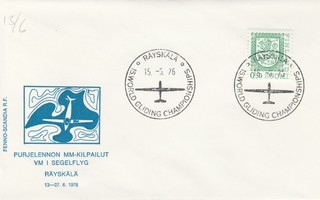 ERIKOISLEIMA , Räyskälä 15.6.1976, Purjelennon MM-kilpailut