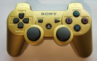 Aito Sony DualShock 3, metallic gold, putsattu