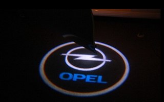 Opel Insignia logolliset projektorivalot oviin ; 2kpl sarja