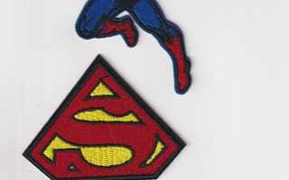 Superman - kangasmerkki (3 eril.)