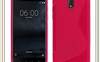 Nokia 6 - Pinkki geeli - suojakuori #24128