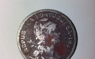 1928 Portugali 50 Centavos (alle 100 vuotta vanha)