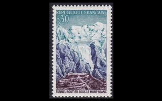 Ranska 1520 ** Mont-Blanc-tunneli (1965)