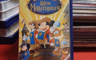 Kolme muskettisoturia - Mikki, Aku, Hessu (Disney) VHS