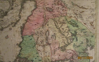 Condrad Lotterin Suomi-kartta noin v 1761