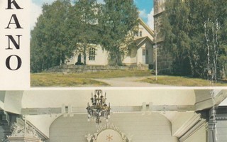 Parkano,  kirkko, sommitelmakortti   b158