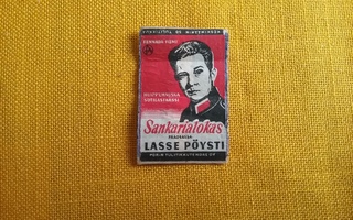 Tulitikkuetiketti/Sankarialokas Lasse Pöysti