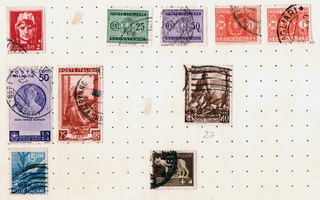 Vanhoja postimerkkejä Italia