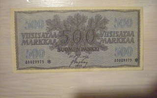 500 mk 1955 TÄHTI