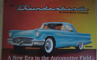 Ford Thunderbird 50`s style Metallinen taulu
