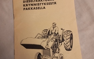 diesseltraktorin käynistyksestä pakkasella