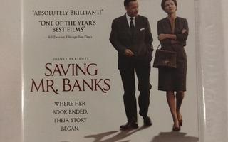 (SL) UUSI! DVD) Saving Mr. Banks (2013) Tom Hanks