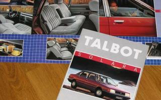 1981 Talbot Solara esite - KUIN UUSI - 24 siv