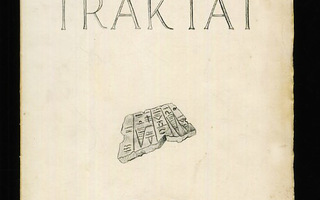 TRAKTAT : Rabbe Enckell 1953 nid T-K VAIN= +3,30€ HYVÄ++