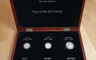 Popes of the XX Century - Vatican Silver Coin