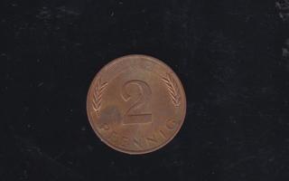 2 pfennig Saksa 1981 J