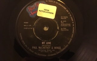 (7") Paul McCartney & Wings - My Love
