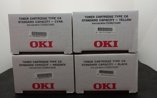 OKI tulostinvärit C6 tulostimiin C5200 / C5400
