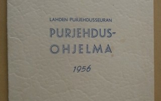 Lahti, Lahden Purjehdusseuran Purjehdusohjelma v. 1956