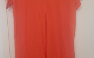 Marimekko orange värinen trikoo tunika, koko XL