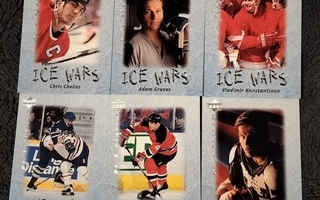 1995-96 Upper Deck Be a Player Ice Wars - 6 erilaista