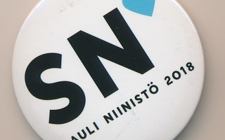 Pinssi Sauli Niinistö 2018