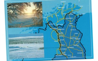 Lappi: Pohjois-Suomen,  Ruotsin ja Norjan  maantietä