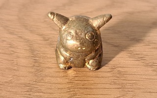 Pokemon metal collection gold pikachu figure