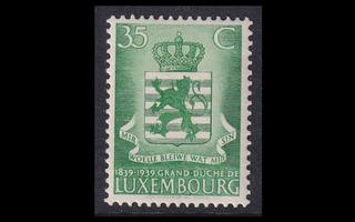 Luxemburg 321 ** Itsenäisyys 100v 35 C (1939)