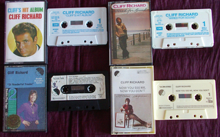 Cliff Richardin kasetteja 4 kpl
