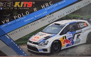 Belkits 1:24 VW polo R WRC pienoismalli