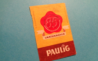 TT-etiketti Paulig - 85 vuotta laatukahvia
