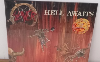 Slayer - hell awaits (orange/red splattered vinyyli)
