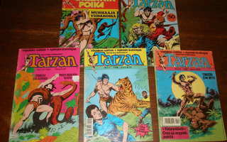 Tarzan 5 KPL LEHDET 1980-luku