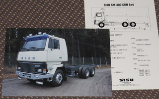 1994 Sisu SM 300 CKH 6x4 esite - KUIN UUSI - truck