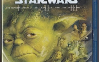 Star Wars: Episodit I - III (Blu-ray) uusi ja muoveissa