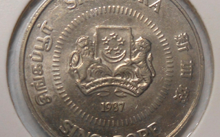 Singapore. 50 cents 1987.