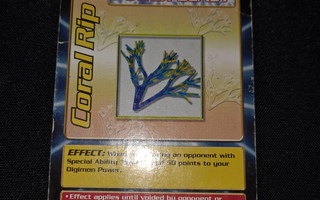 Digimon keräilykortti Coral Rip