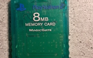 Ps2 Muistikortti 8Mb Emerald Green *Aito*