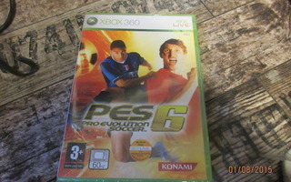 Xbox 360 Pro Evolution Soccer (PES 6) *UUSI*