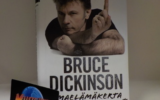 BRUCE DICKINSON - OMAELÄMÄKERTA + NIMIKIRJOITUS  (+)