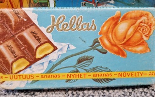 Hellas vintage suklaa mainospakkaus