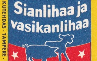 Sianlihaa ja vasikanlihaa, OTK:n lihanjalostustehdas   .b476