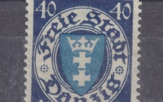 Saksa reich Danzig 1924 199 postituore.