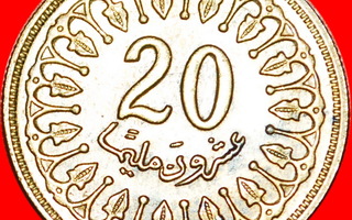 * KIILTO (1960-2005): TUNISIA ~ 20 MILLIMIA 1380-1960!