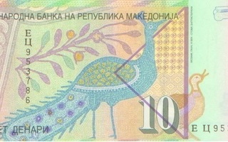 Makedonia 10 denar 2001